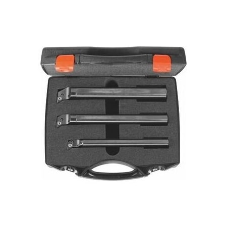 Holex Steel Boring Bar Set, 3 Pieces, for DC 3 Inserts, Right-Hand 260346 SET11